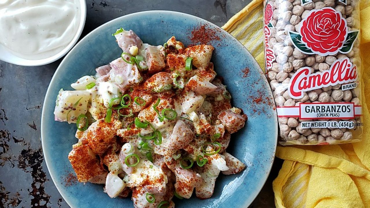 Potato Salad With Chickpea Aquafaba Recipes Camellia Brand