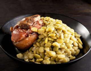 Slow Cooker Baby Limas with Ham