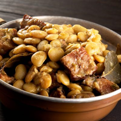 Butter Beans with Pickled Pork or Smoked Ham Hocks