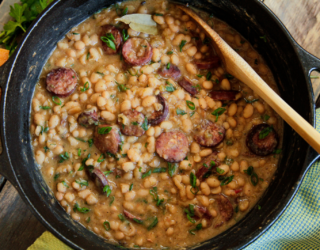 Stovetop Cajun White Beans