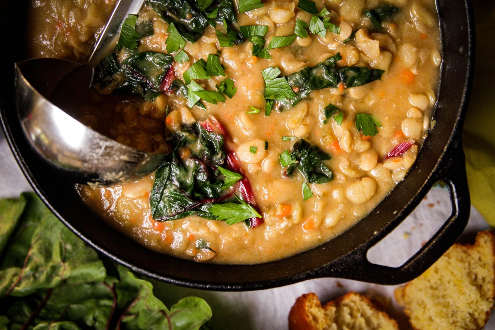 Beans & Greens Soup: How to Make it Yours