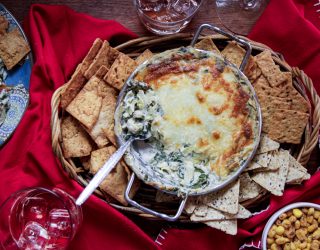 a bowl of Spinach Dip