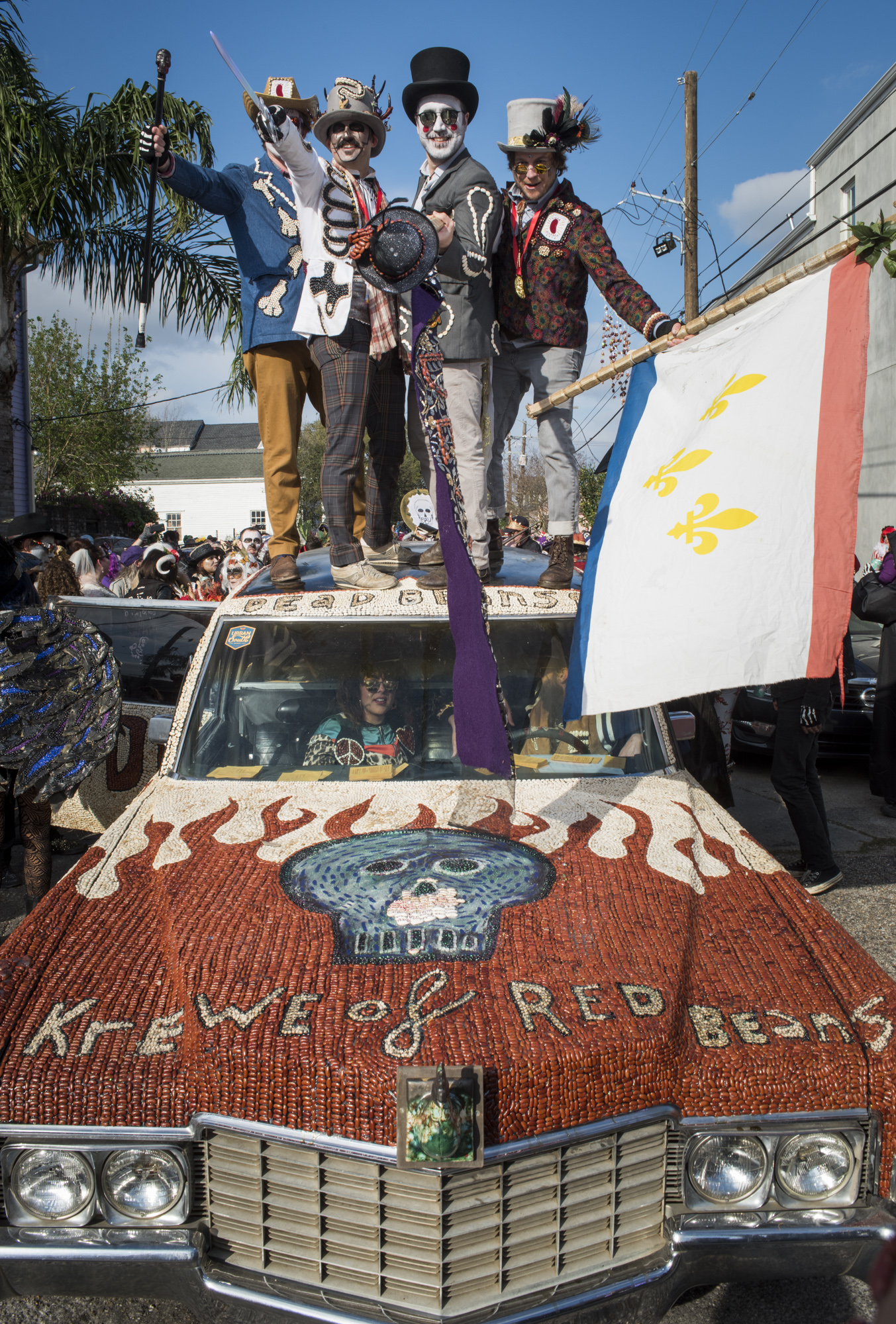 Lundi Gras 2020 Red Beans & The Dead Beans Parades