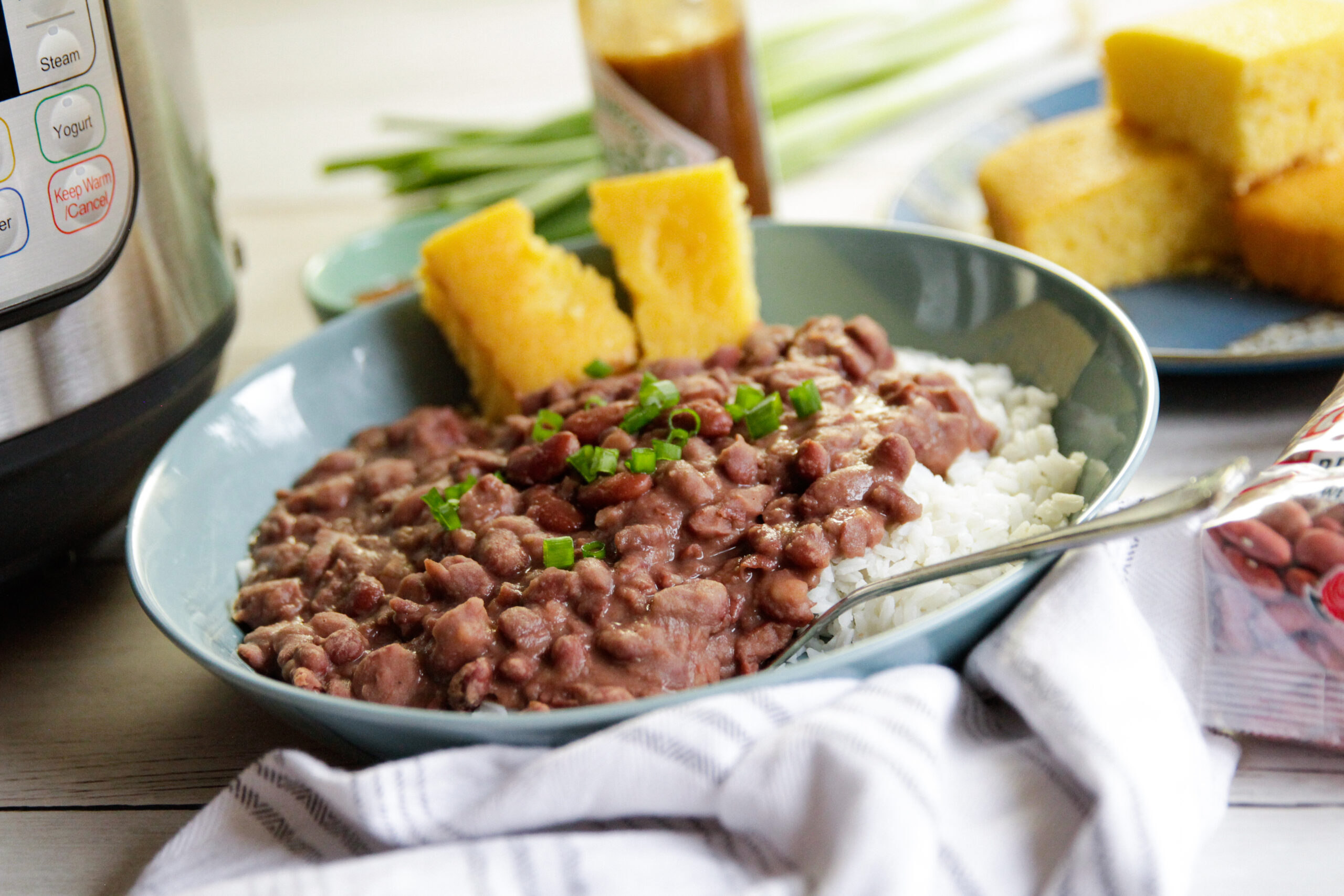 Easy Instant Pot Red Beans Rice