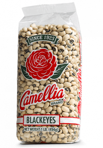 the front of a package of camellia brand Blackeyes