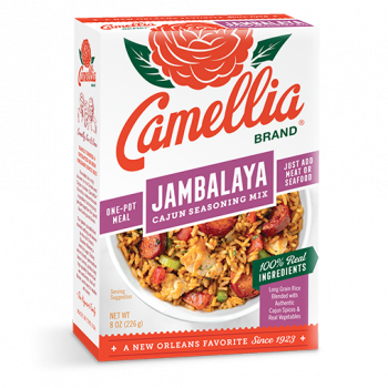 a box of camellia brand jambalaya cajun seasoning