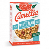 a box of camellia brand cajun white bean seasoning